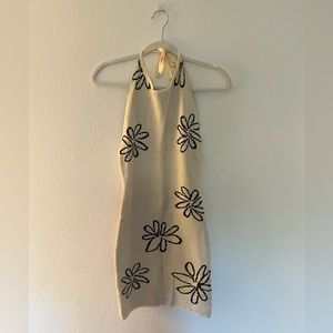 Mini Halter Sweater Dress